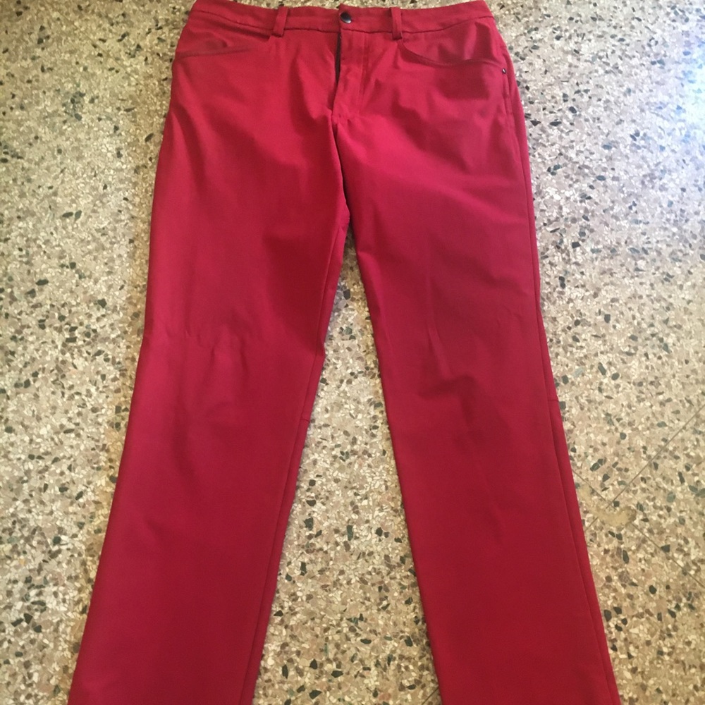 RARE Red, Lululemon Men’s ABC Pant Size 34